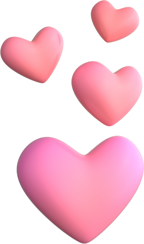 3D Pink Heart